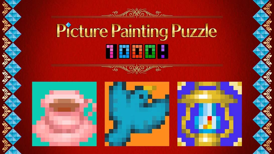 绘画益智1000! Picture Painting Puzzle 1000! 英语_0