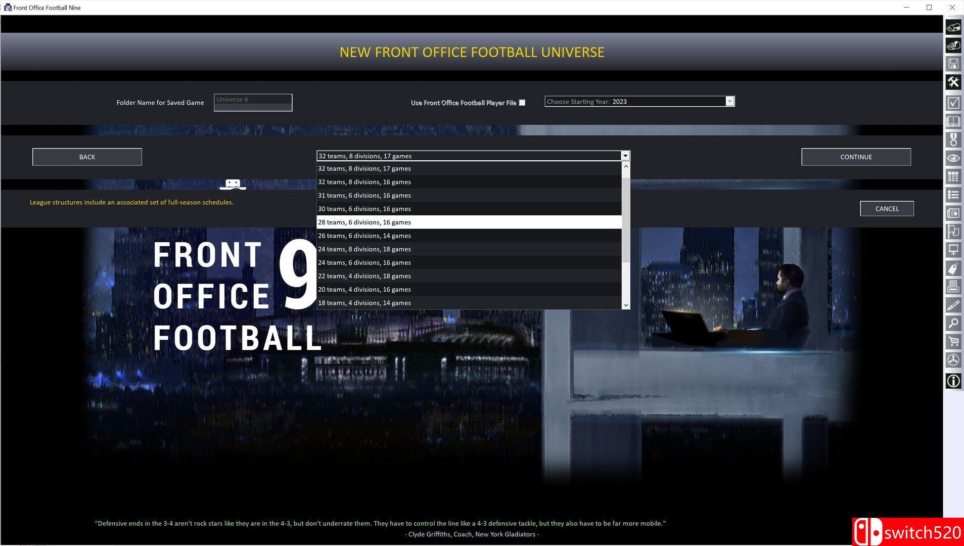 《前台足球9（Front Office Football Nine）》Build 12887066 P2P硬盘版[EN]_1