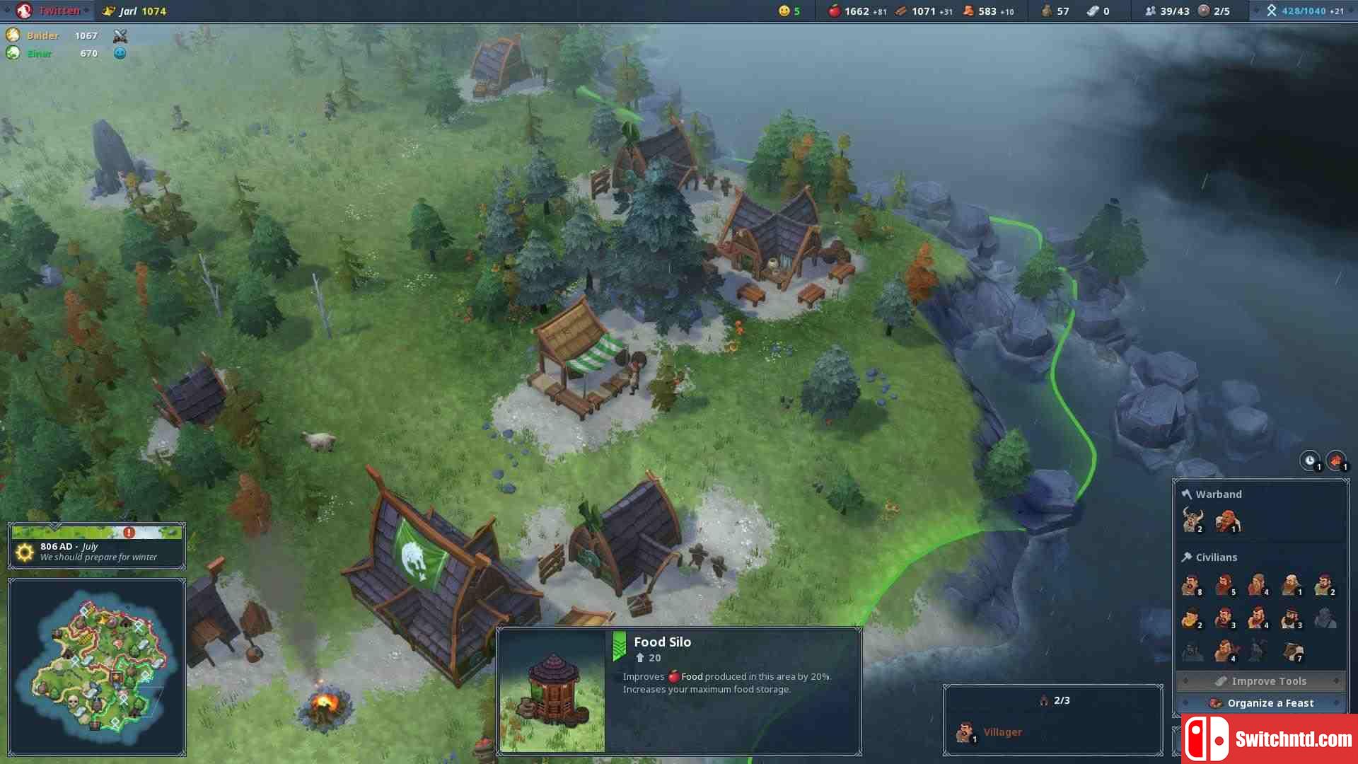 《北加尔（Northgard）》官方中文 集成猎犬部落DLC TENOKE镜像版[CN/EN]_1