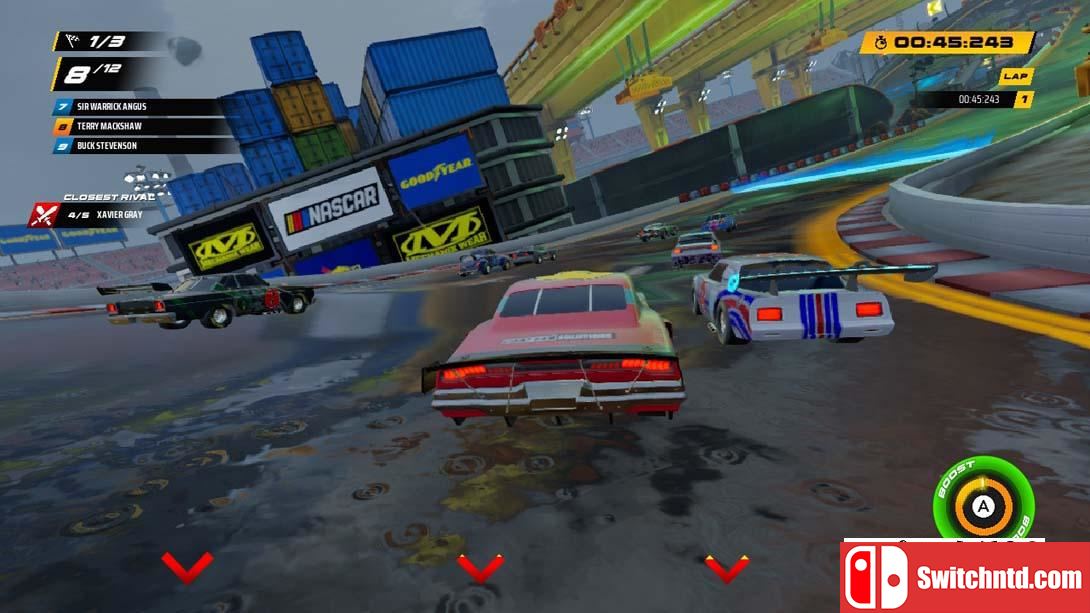 【美版】纳斯卡街机赛车 .NASCAR Arcade Rush 英语_4