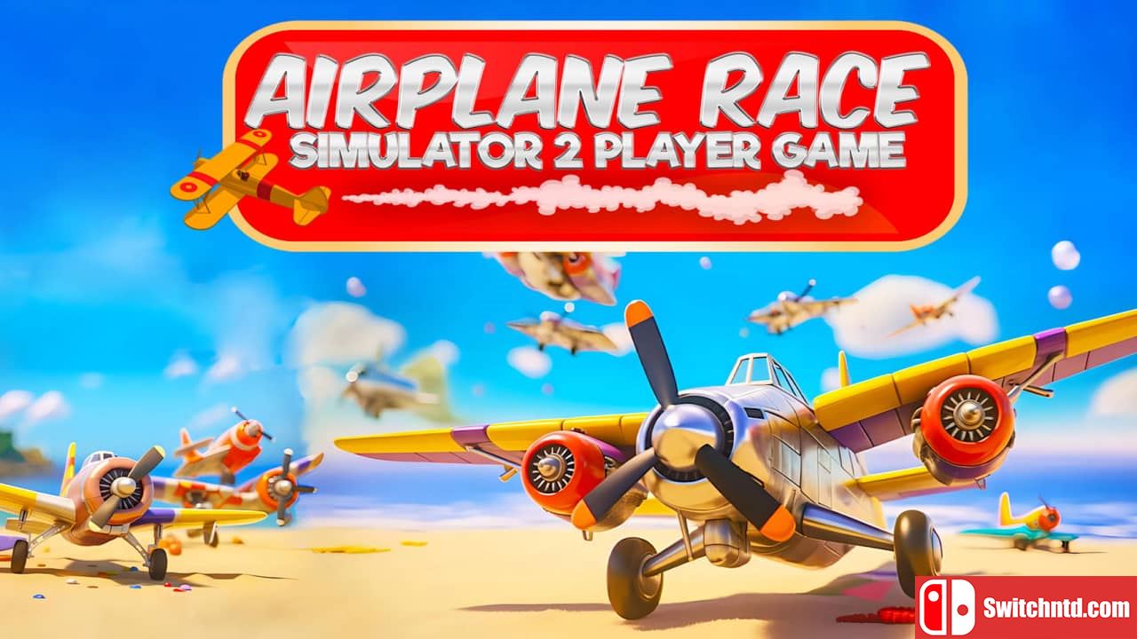 飞机竞赛模拟器：2 人游戏丨Airplane Race Simulator – 2 Player Game_0