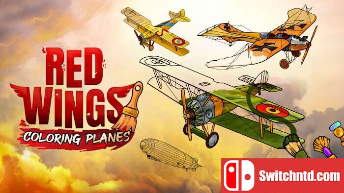 红翼：着色飞机  Red Wings Coloring Planes_0