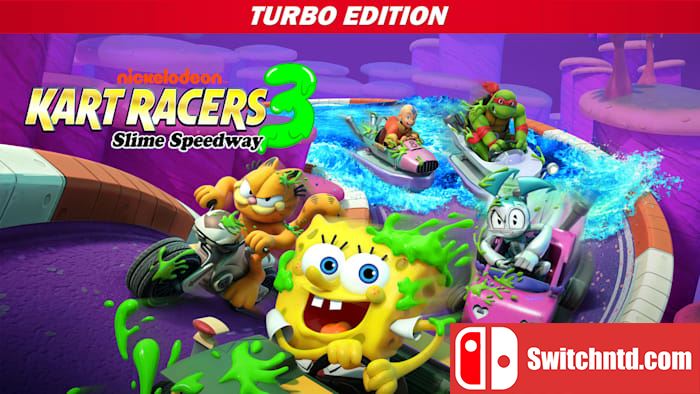 尼克国际儿童频道卡丁车3：史莱姆赛道丨Nickelodeon Kart Racers 3 Slime Speedway_0