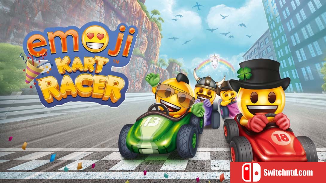 【美版】emoji卡丁车 emoji Kart Racer 中文_0