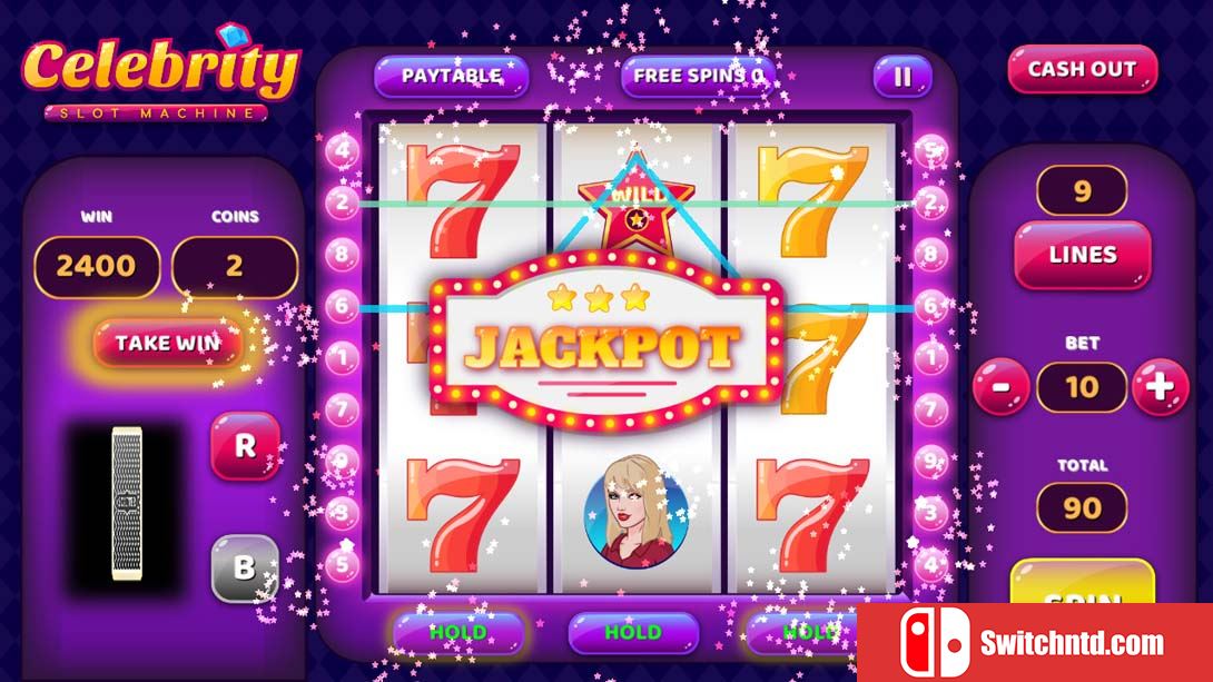 【美版】名人老虎机 Celebrity Slot Machine 英语_3