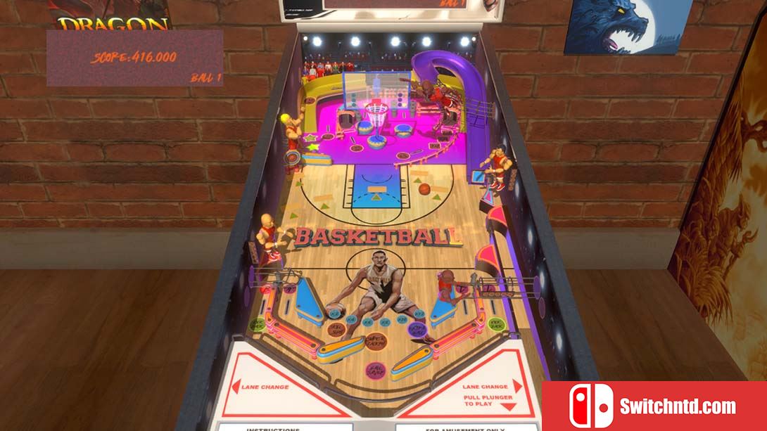 篮球弹球 Basketball Pinball 英语_1