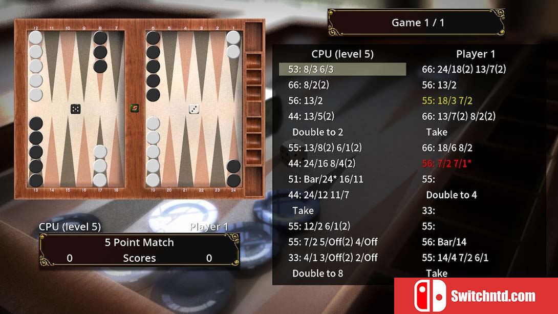 【美版】西洋双陆棋专业版 BACKGAMMON PRO for Nintendo Switch 中文_6