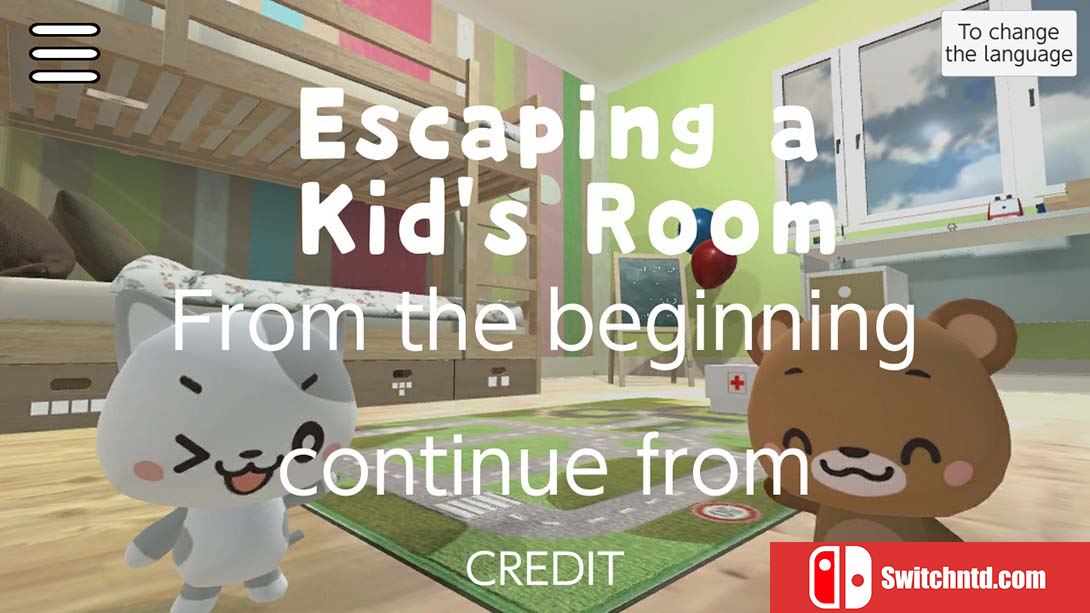 Escaping a Kids Room～The Adventures of Nyanzou&Kumakichi: Escape Game Se... 英语_1