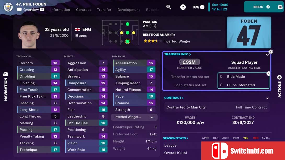 【美版】足球经理 2023 Football Manager 2023 Touch 英语_5