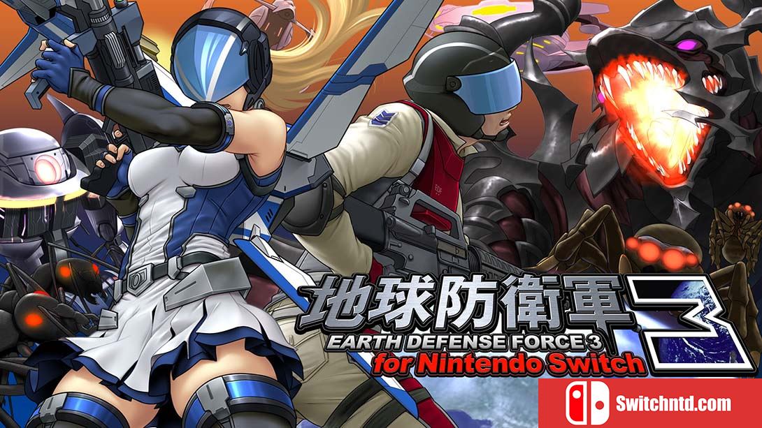 地球防卫军 3 Earth Defense Force 3 EARTH DEFENSE FORCE 3 for Nintendo Sw... 日语_0