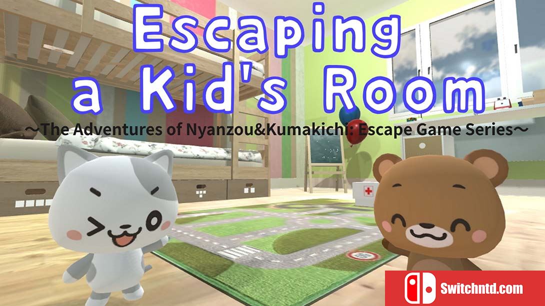 Escaping a Kids Room～The Adventures of Nyanzou&Kumakichi: Escape Game Se... 英语_0