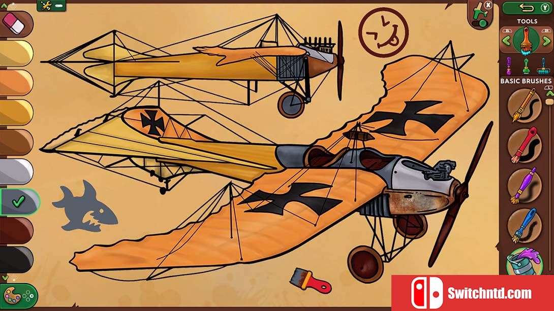 【美版】红翼：着色飞机 Red Wings Color Plane 英语_3