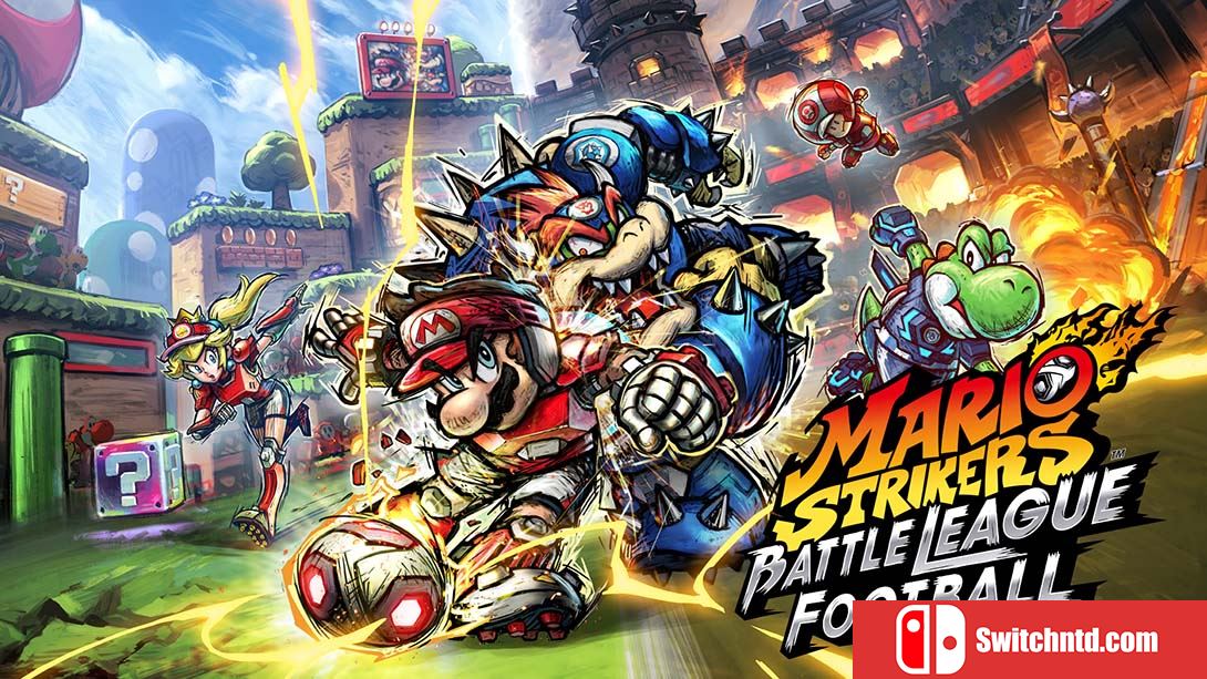 【美版】马里奥激战前锋:战斗联赛 Mario Strikers: Battle League First Kick 中文_0