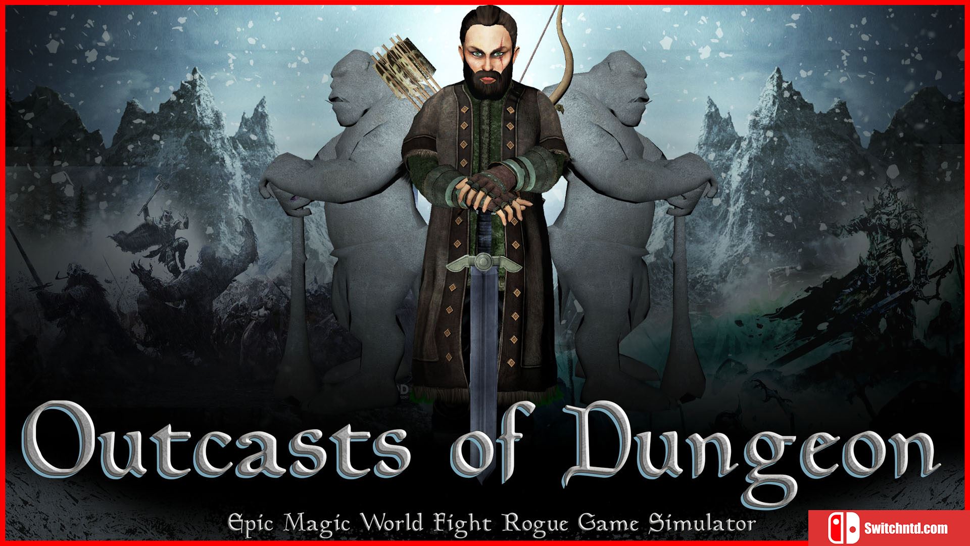 【美版】史诗魔法 Outcasts of Dungeon: Epic Magic World Fight Rogue Game Simulator 英语_0