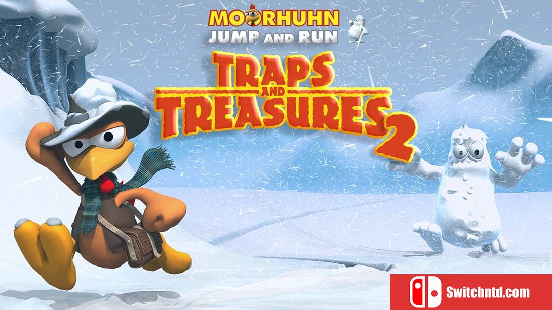 【美版】怪鸡跑酷：宝藏猎人 2 Moorhuhn Jump and Run 'Traps and Treasures 2' 英语_0