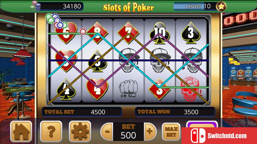 在Aces玩扑克 Slots of Poker at Aces Casino 英语_4