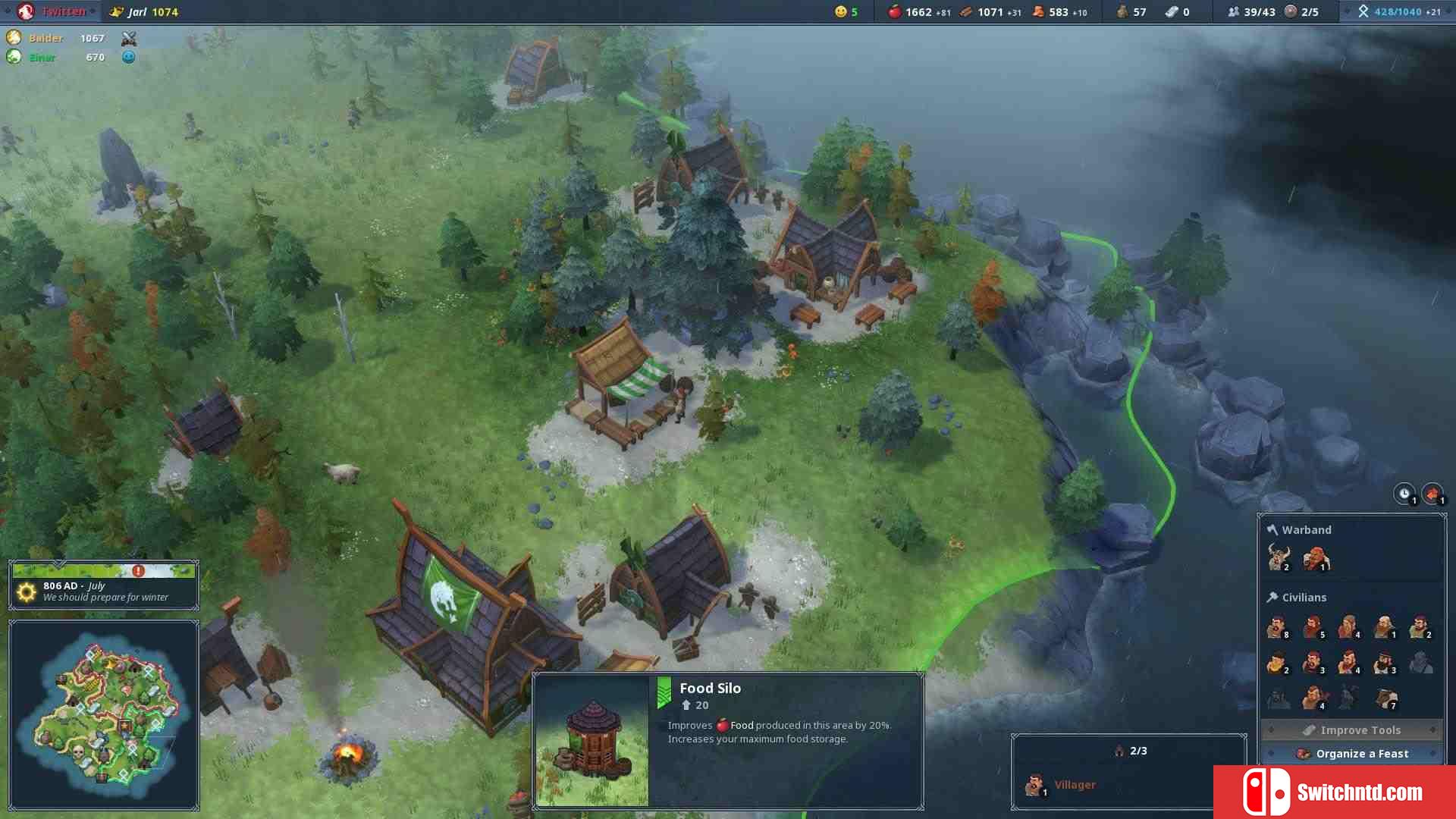 《北加尔（Northgard）》官方中文 集成白鼬部落DLC TENOKE镜像版[CN/EN]_1