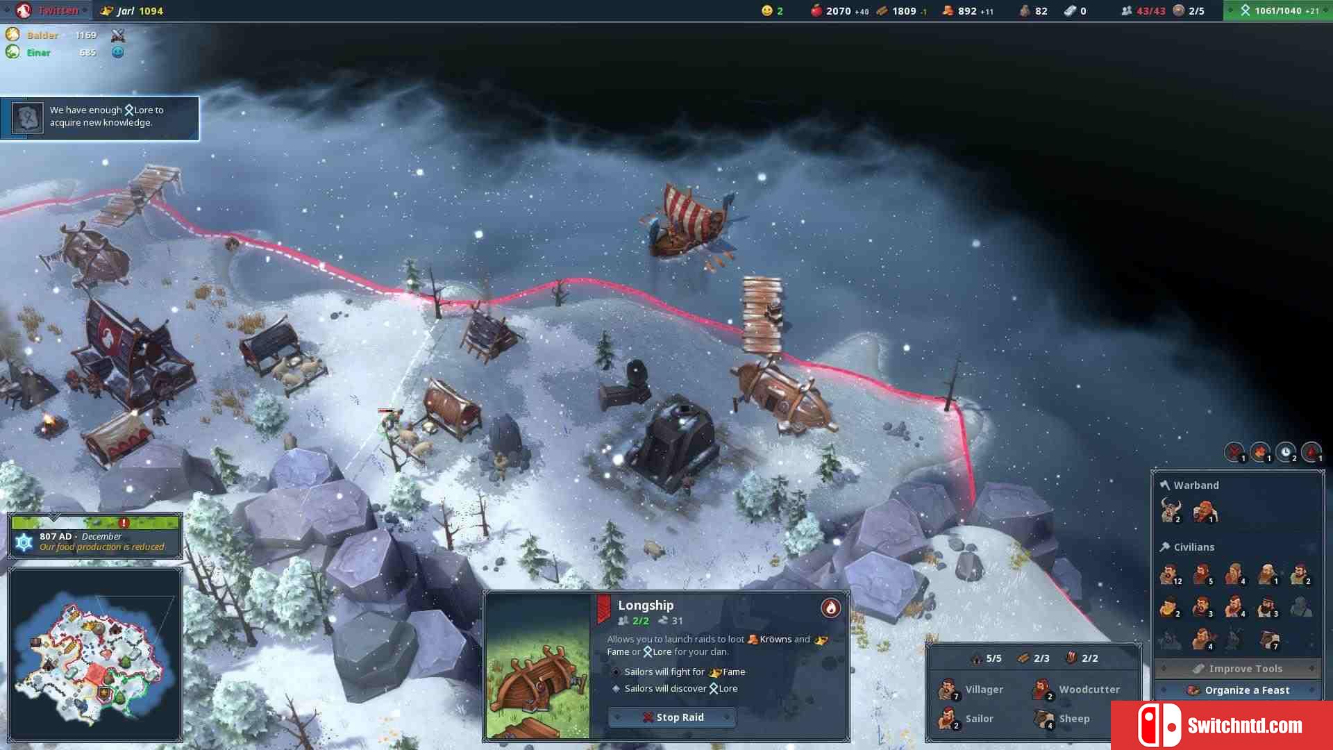 《北加尔（Northgard）》官方中文 集成白鼬部落DLC TENOKE镜像版[CN/EN]_2