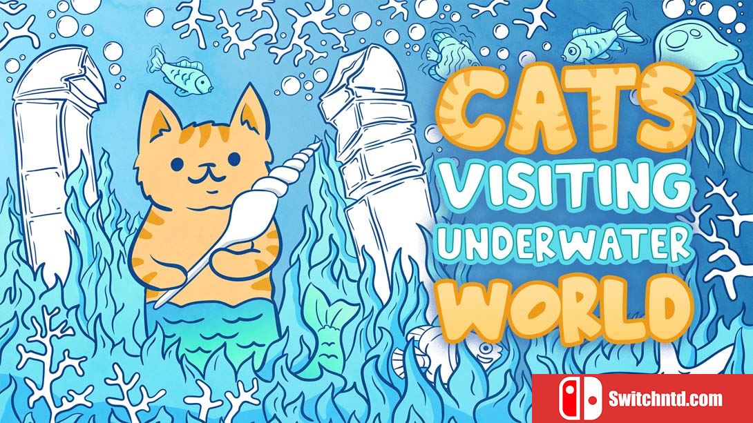 【美版】猫咪拜访海底世界 .Cats Visiting Underwater World 中文_0